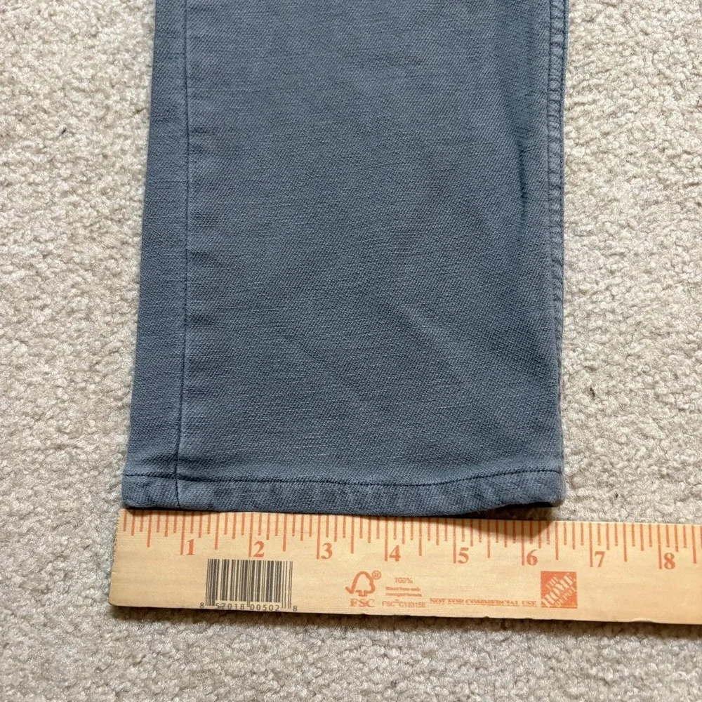 Faherty Brand Jeans Mens 32x29 Gray Slim Fit Straight‎ Leg Stretch Denim Pants
